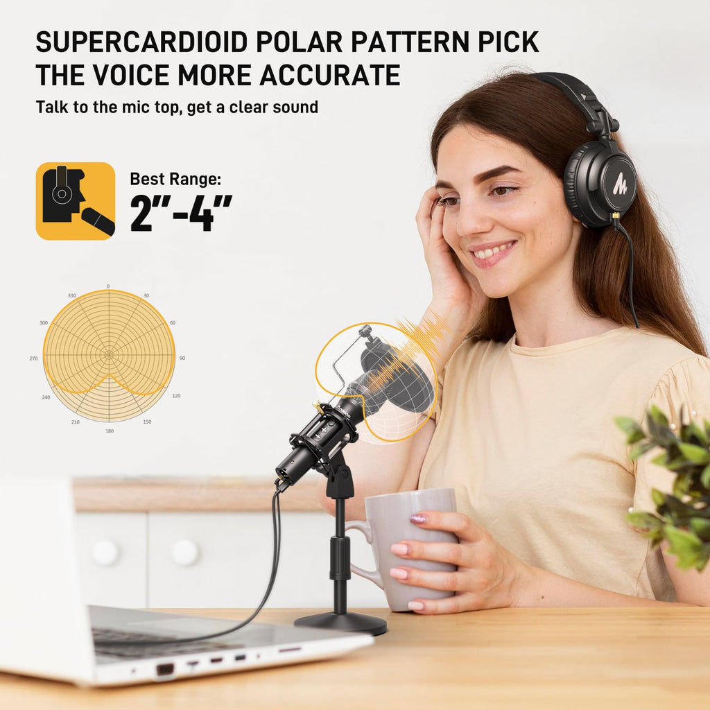 USB XLR Dynamic Podcast Microphone T5305