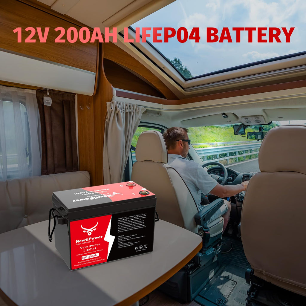 12V 200Ah Lithium LiFePO4 Battery with 150A BMS C9136