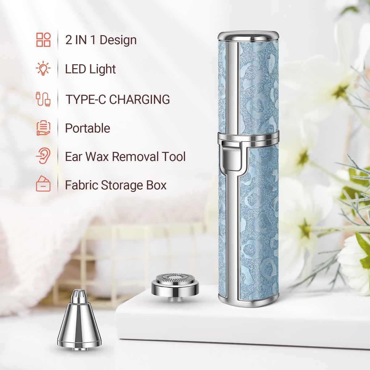 2-in-1 Nose & Eyebrow Trimmer L260359