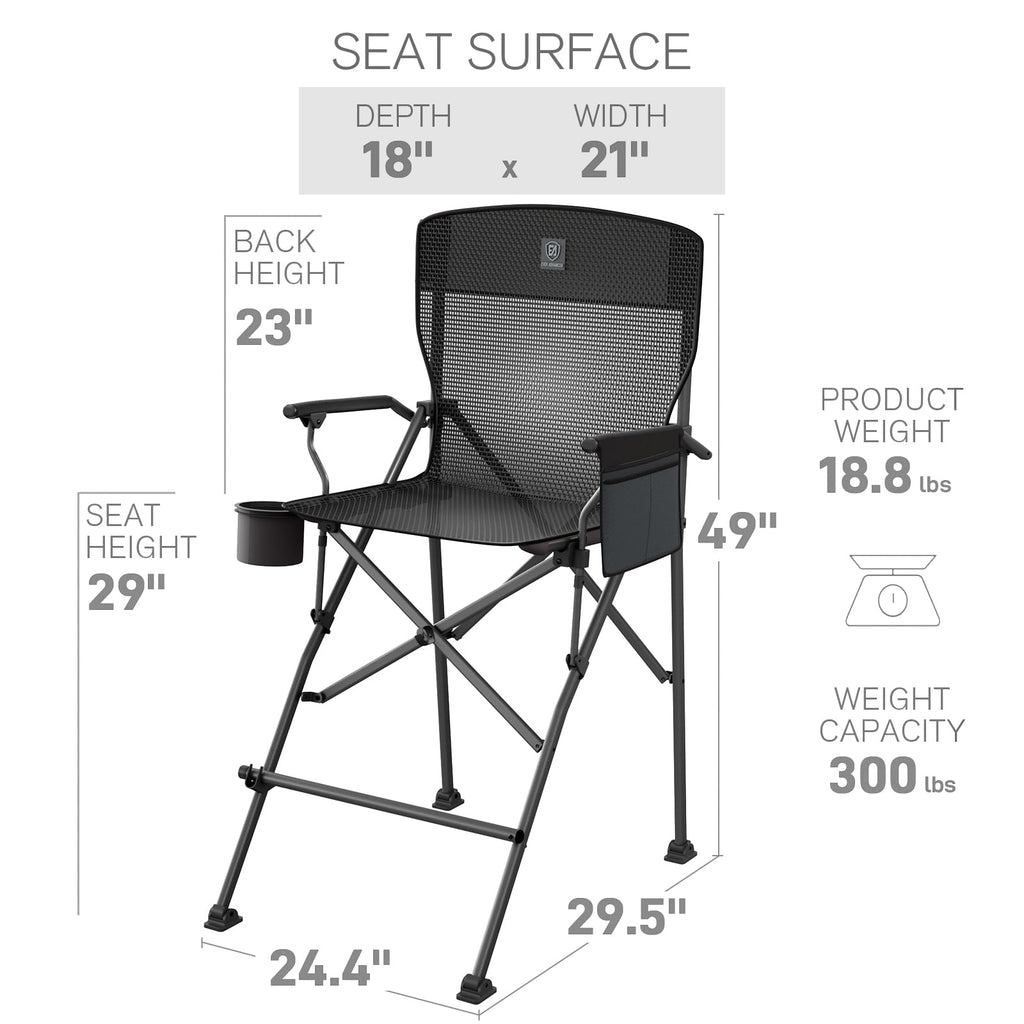 Tall Foldable Camping Chair H83480