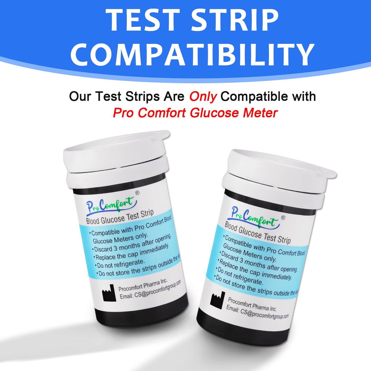 Glucose Test Strips 100 Count No Coding Q4699