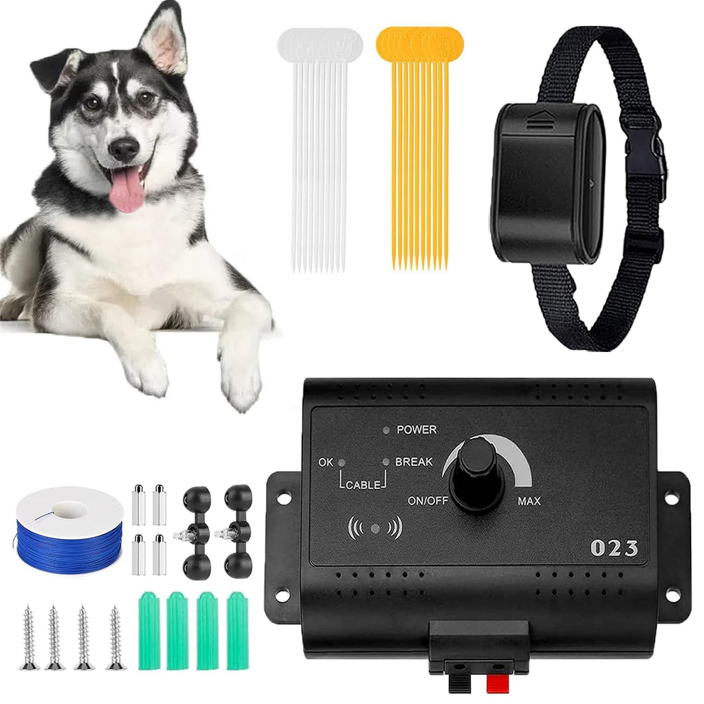 Electric Dog Fence Pet Containment System, Waterproof Training Collar J84283