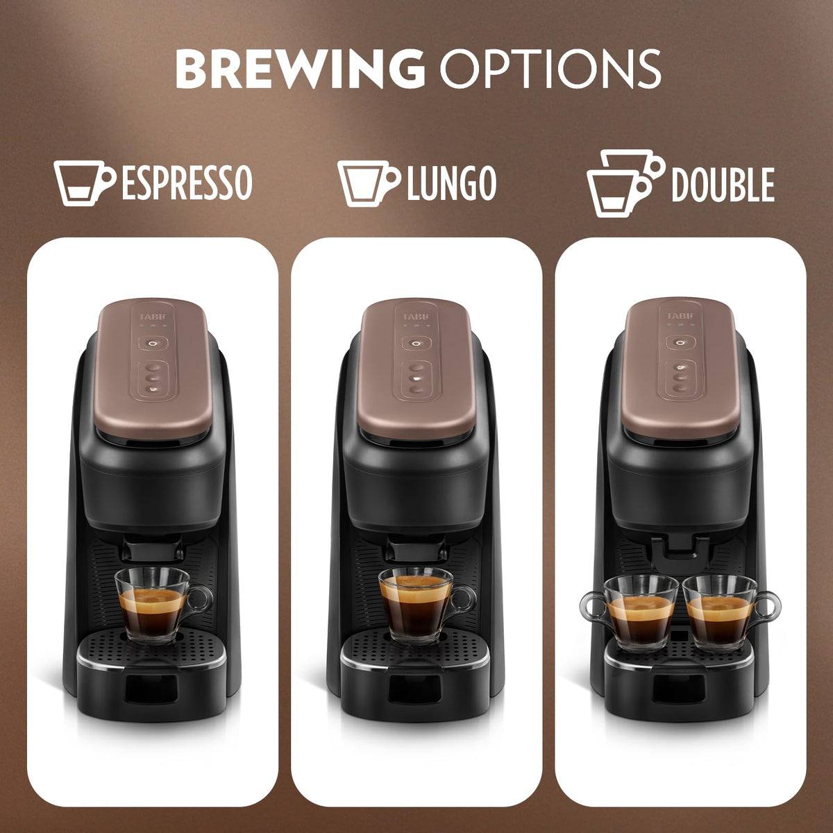Black Espresso Machine and Milk Frother S160897