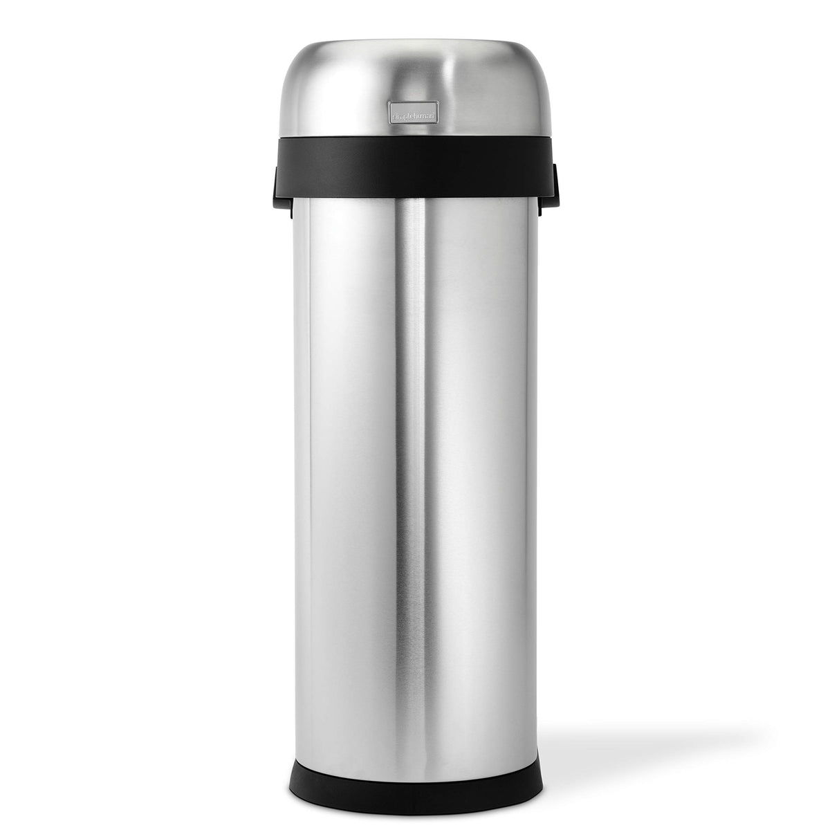 50 Liter Brushed Stainless Steel Open Top Trash Can Z6927