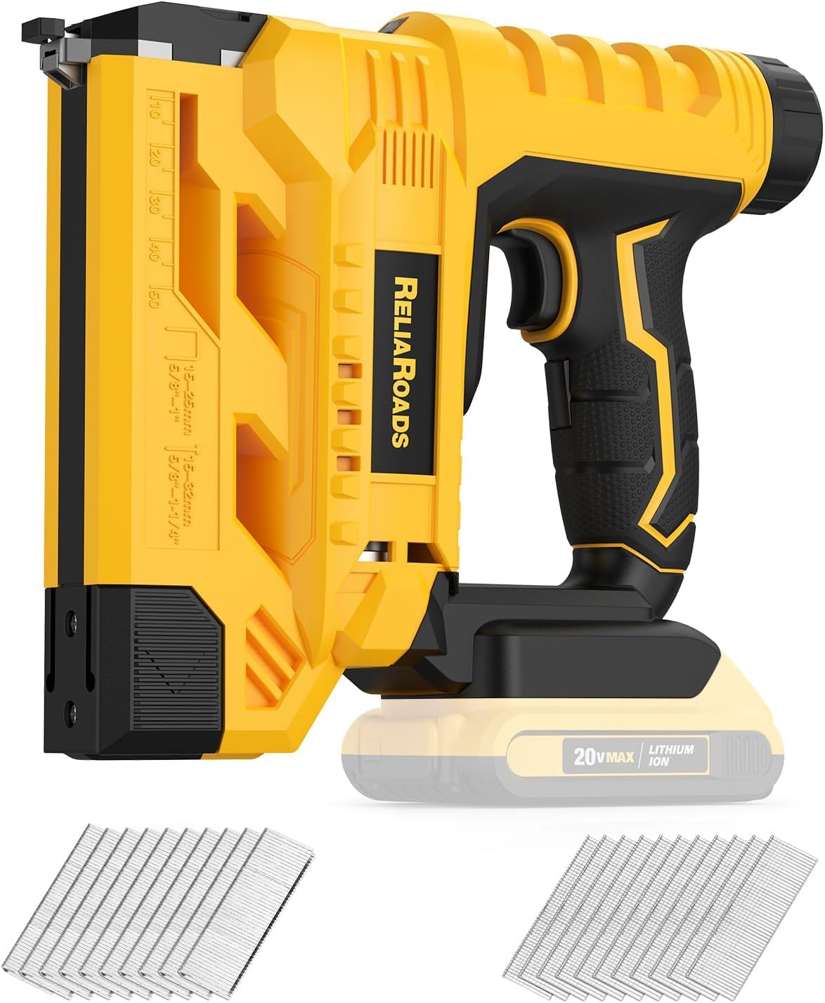 2-in-1 Cordless 18GA Brad Nailer & 1/4 Crown Stapler F45144