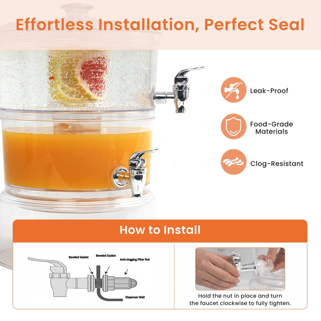 2 Gallon Beverage Dispenser with Stand Y360289