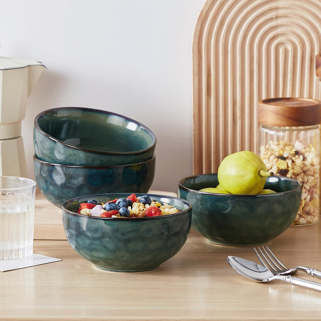 Ceramic Green Bowls Set of 4 Q30991