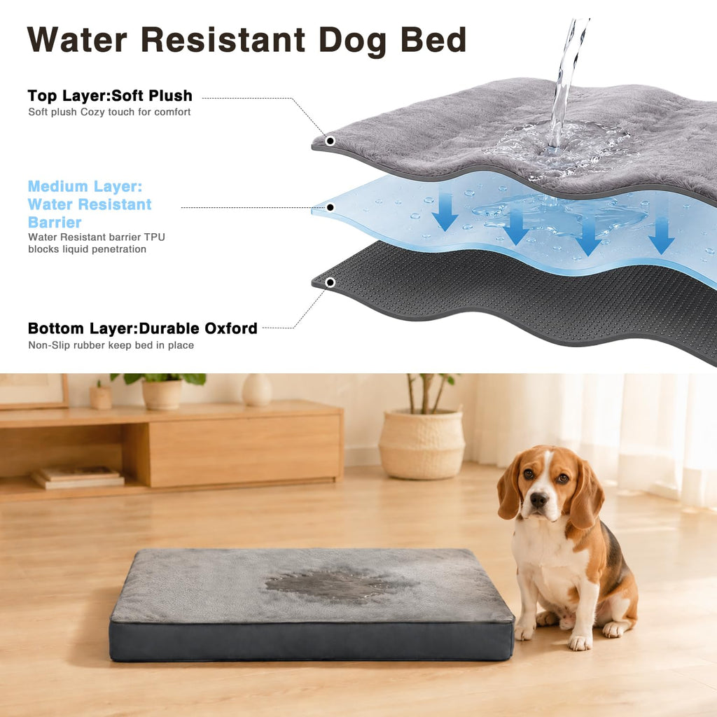 Large Plush Dog Bed with Washable Cover O25663