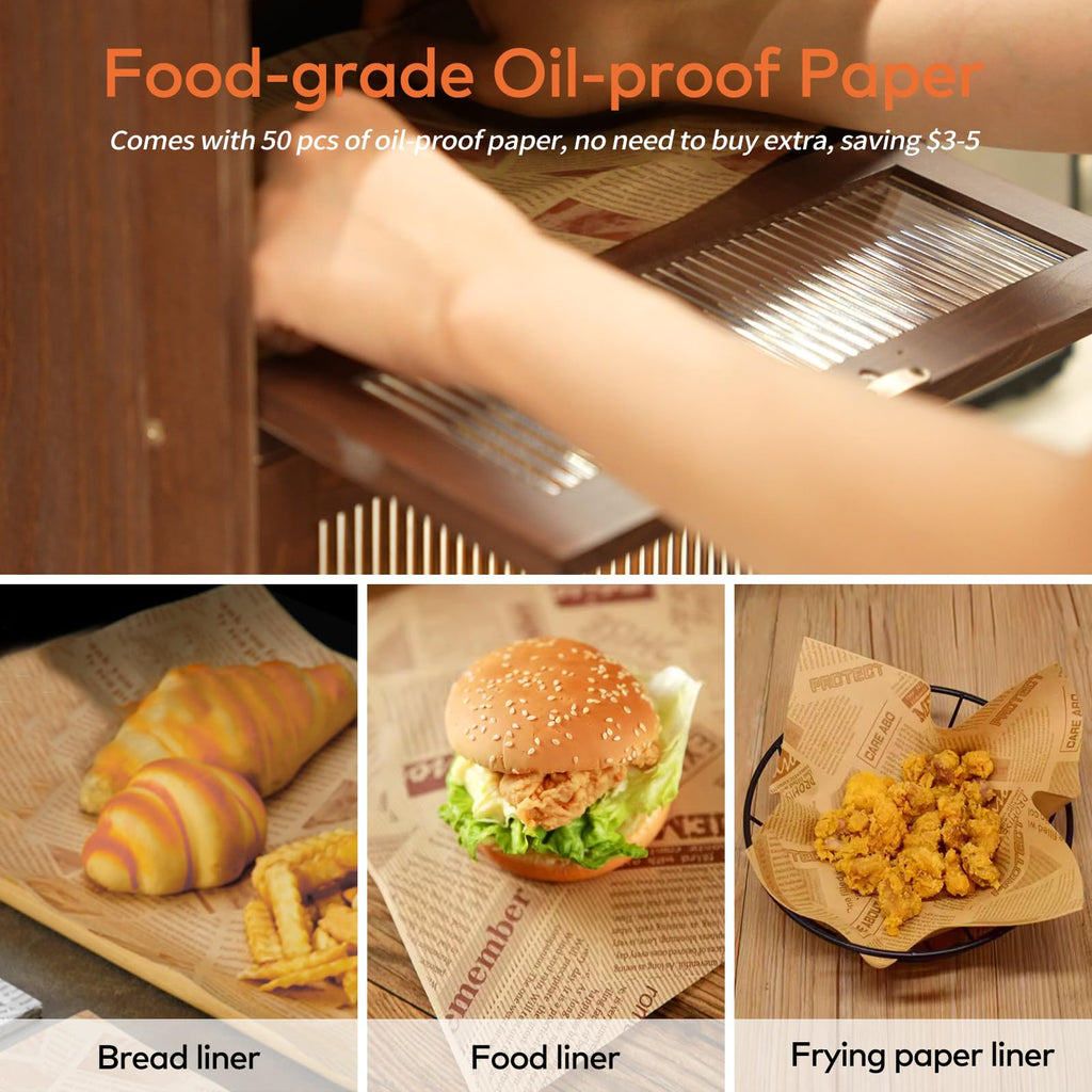 Wood Bread Box with Cutlery Drawer N445986