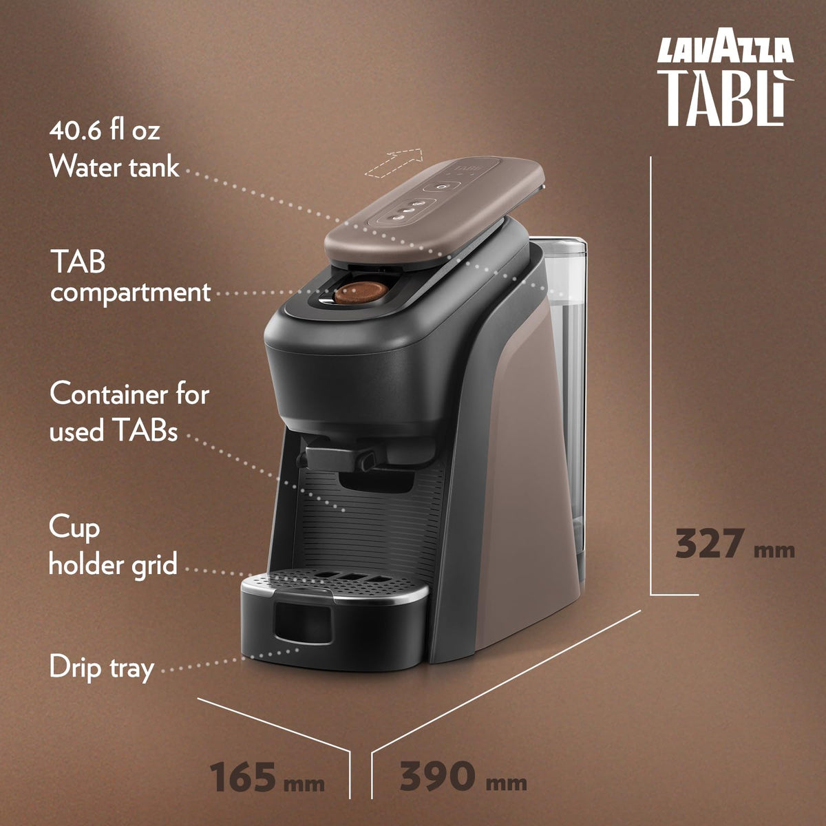 Black Espresso Machine and Milk Frother S160897
