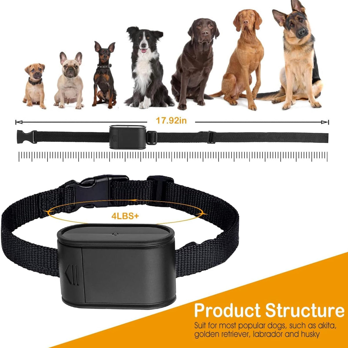 Electric Dog Fence Pet Containment System, Waterproof Training Collar J84283