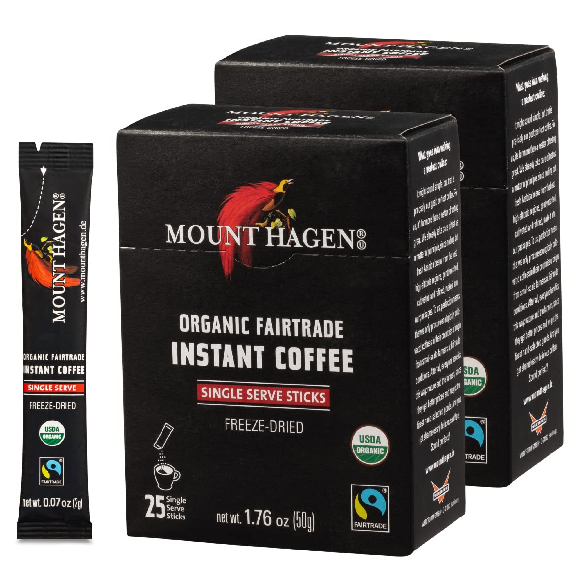 Organic Medium Roast Instant Coffee Packets 2 Pack F28094