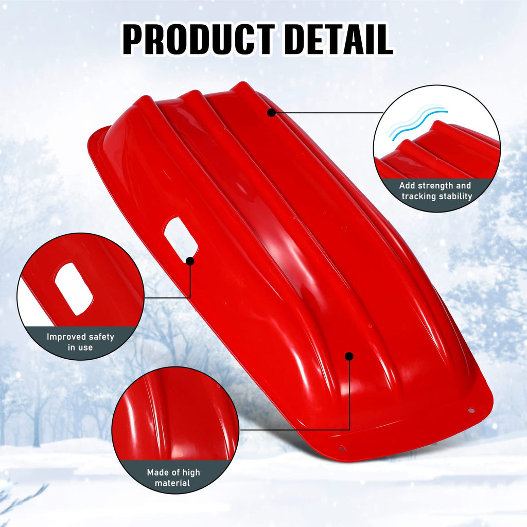 6 Pcs 35 in Plastic Snow Sled A1160