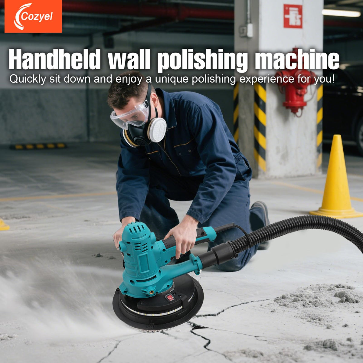 Variable Speed Handheld Electric Drywall Sander F846