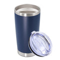 20oz Stainless Steel Tumbler with Lid Navy I413037