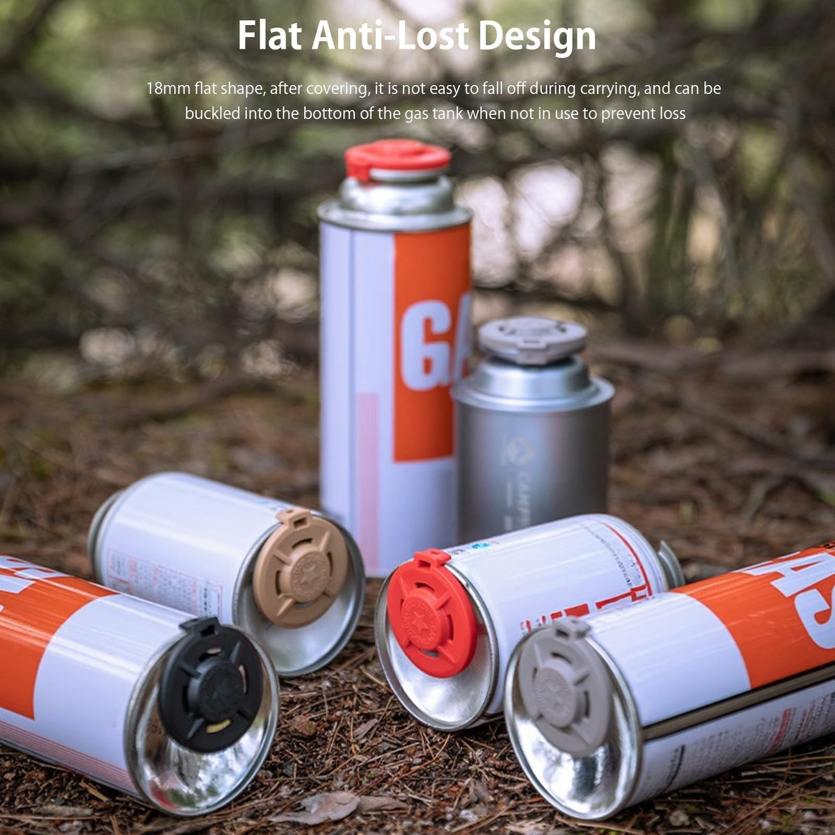 Butane Fuel Canister Protective Caps 4-Pack D82555