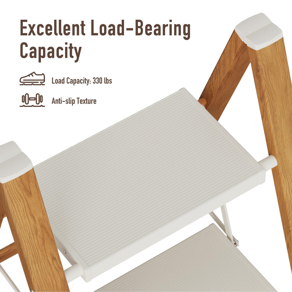 3 Step Aluminum Foldable Step Stool B93584