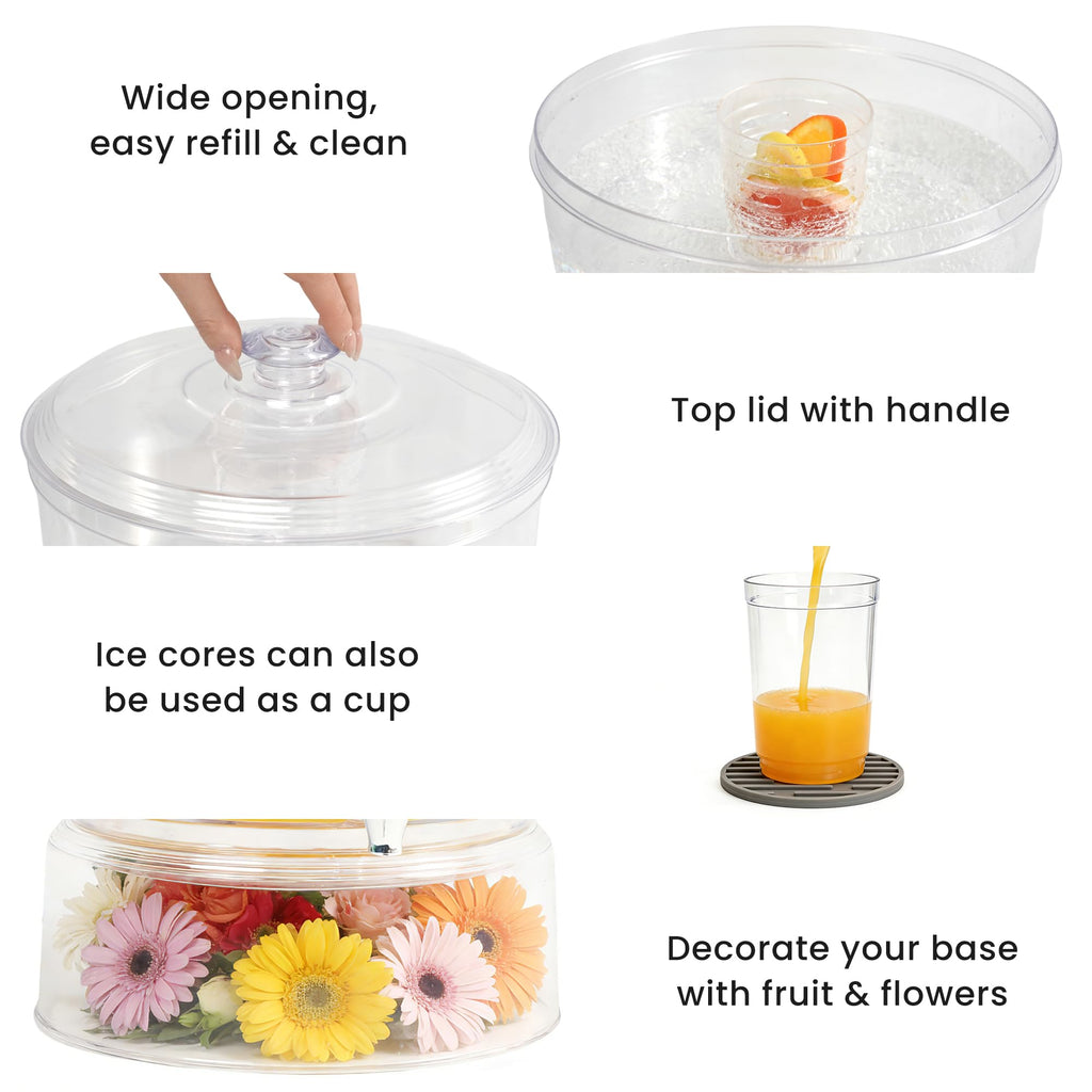 2 Gallon Beverage Dispenser with Stand Y360289