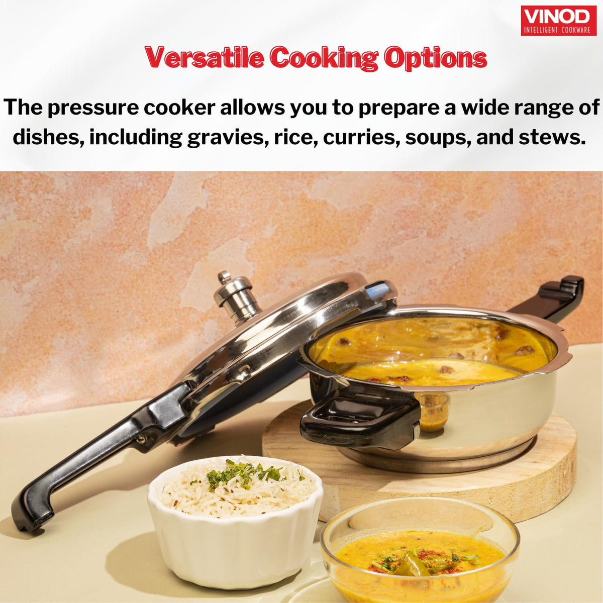 Stainless Steel 3 Litres Pressure Pan with Lid L61763