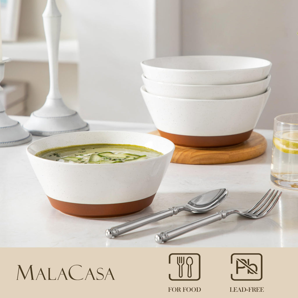 Ceramic Soup Bowls Set of 4 N162