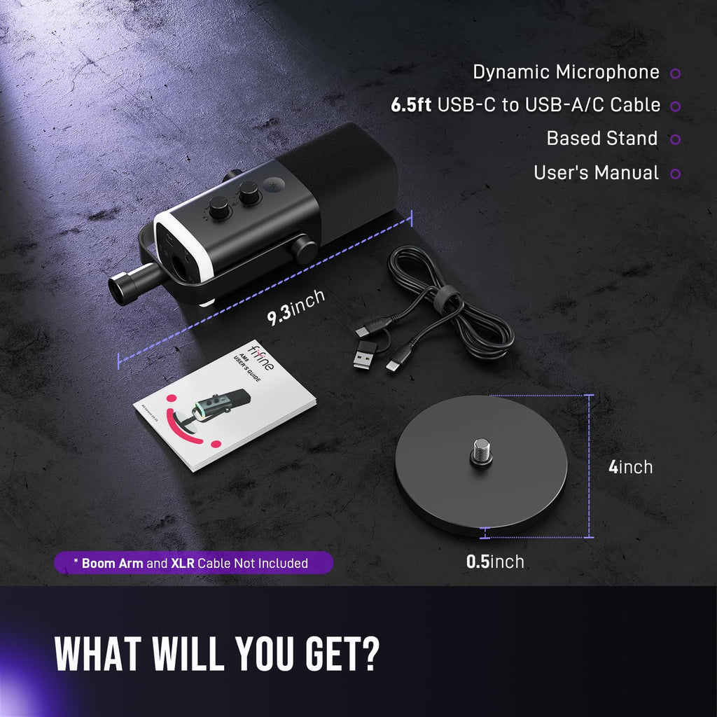 USB/XLR Dynamic Microphone H774