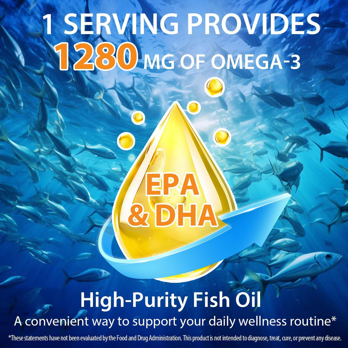 Fish Oil Omega 3 Softgels 120 Softgels U691657