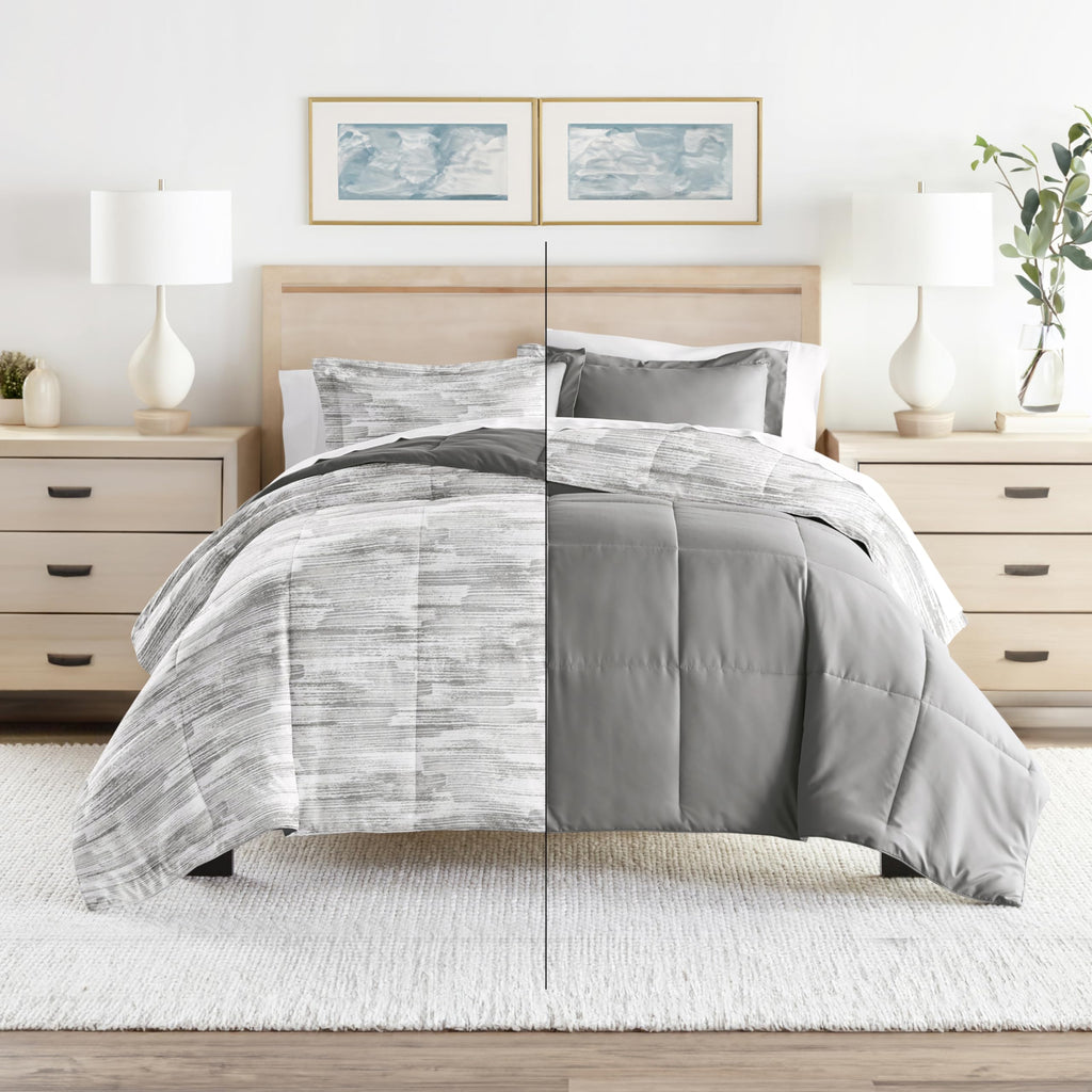 Reversible King Size 3 Piece Comforter Set S2279