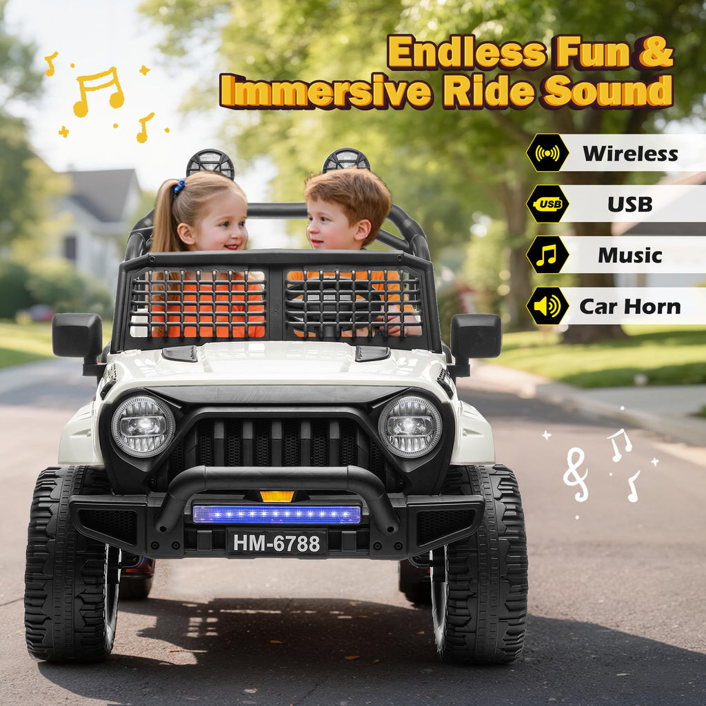 24V 2 Seater Ride on Car P766