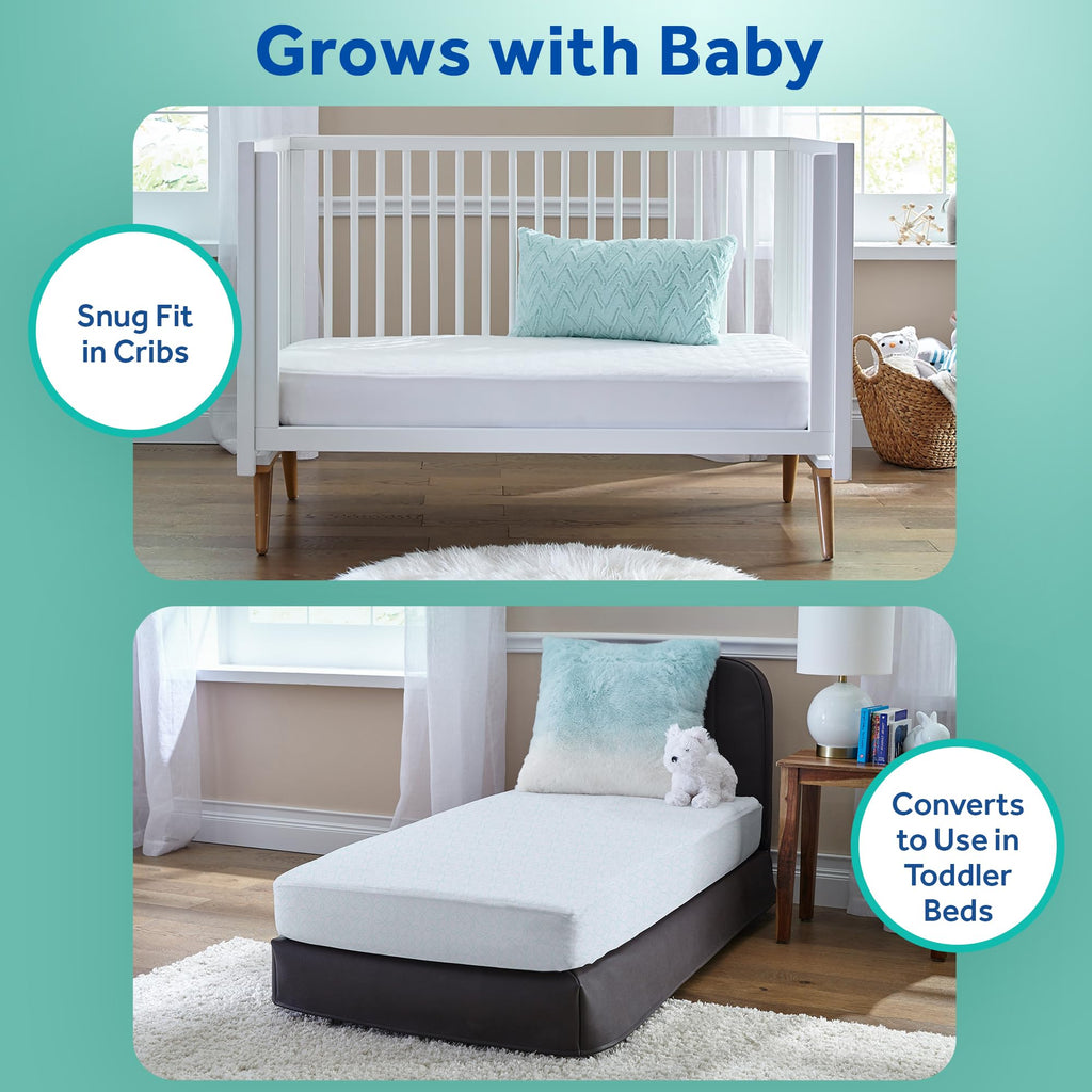 Breathable 2 Stage Hybrid Memory Foam Crib Mattress G9225