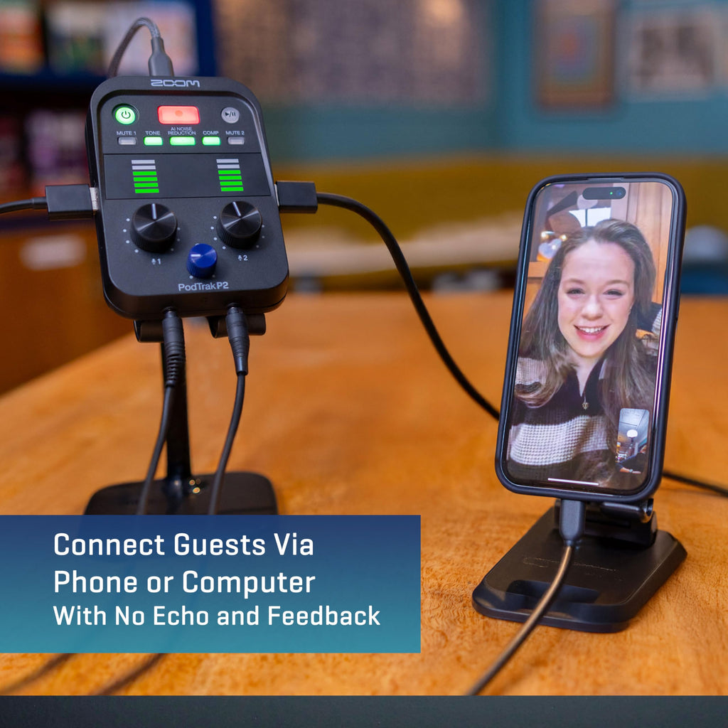 Podcast Recorder with 2 USB Mic Inputs L887430