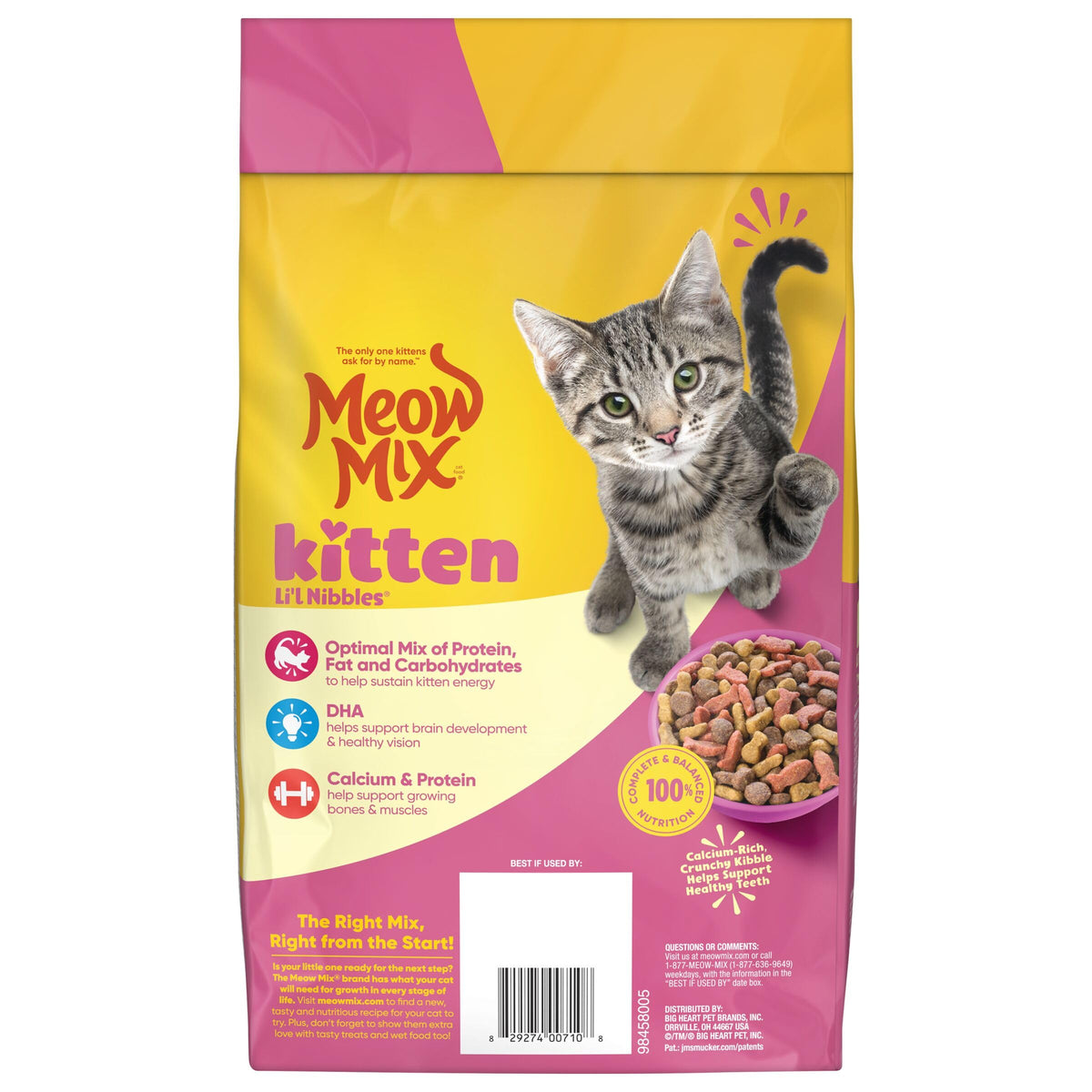 Dry Cat Food for Kittens, 4 Bags D778