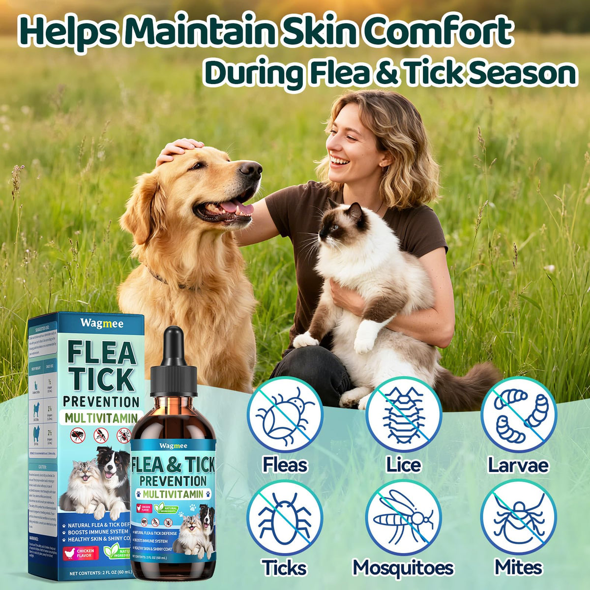 Flea and Tick Prevention for Dogs & Cats I584494