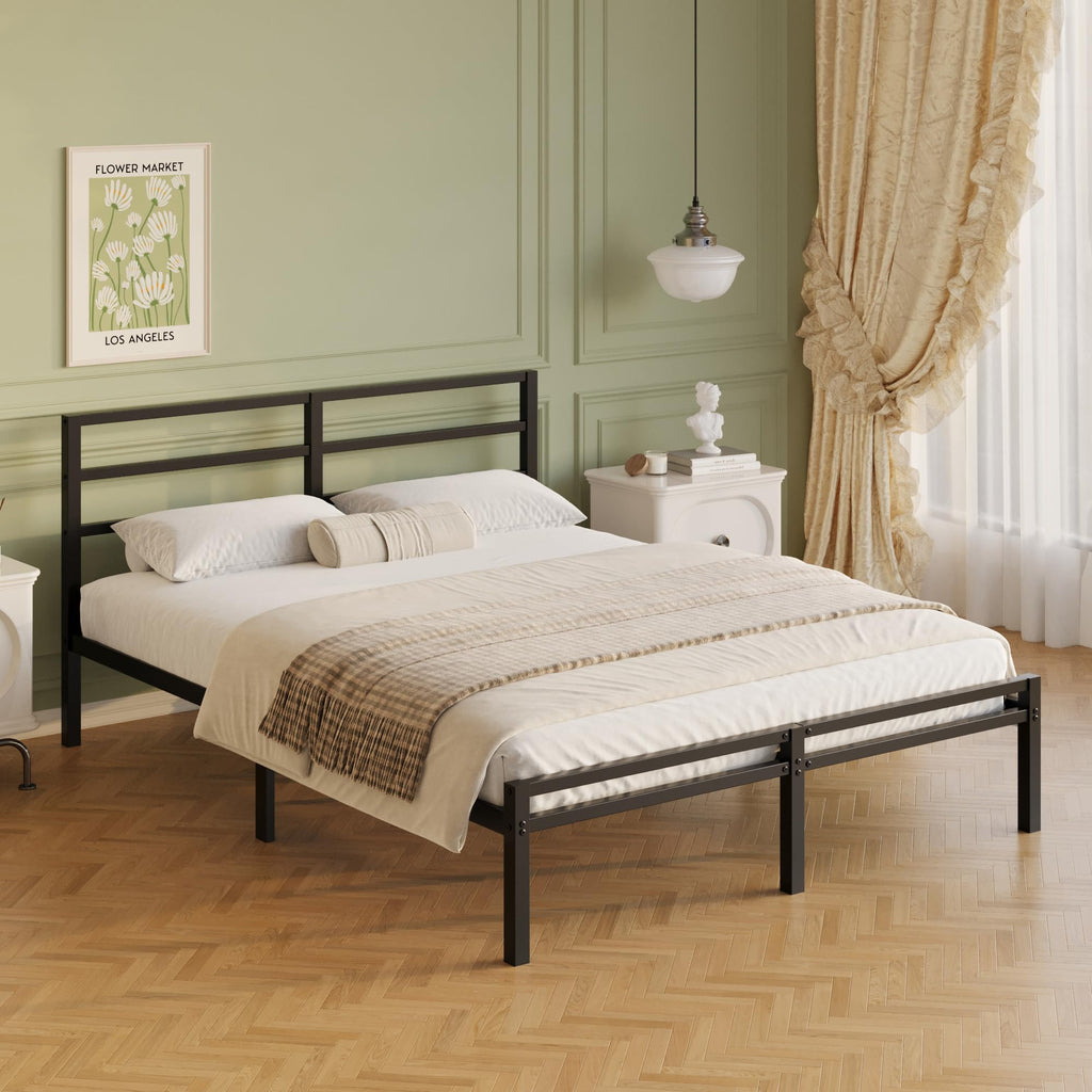 12 Inch Full Size Bed Frame with Headboard and Footboard R593449