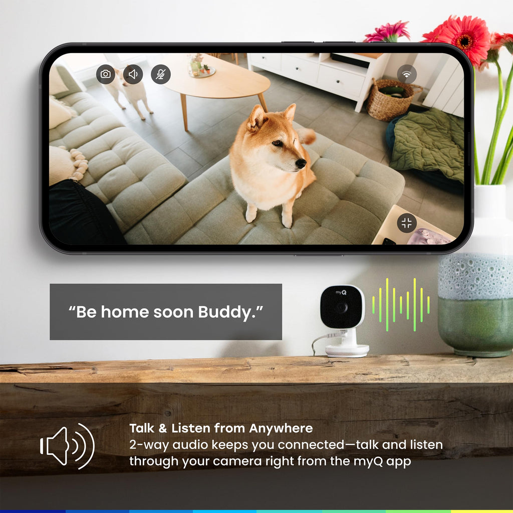 2K Smart Wi-Fi Indoor Security Camera with Night Vision I989