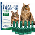 Flea and Tick Drops for Cats 6 Pack E7559