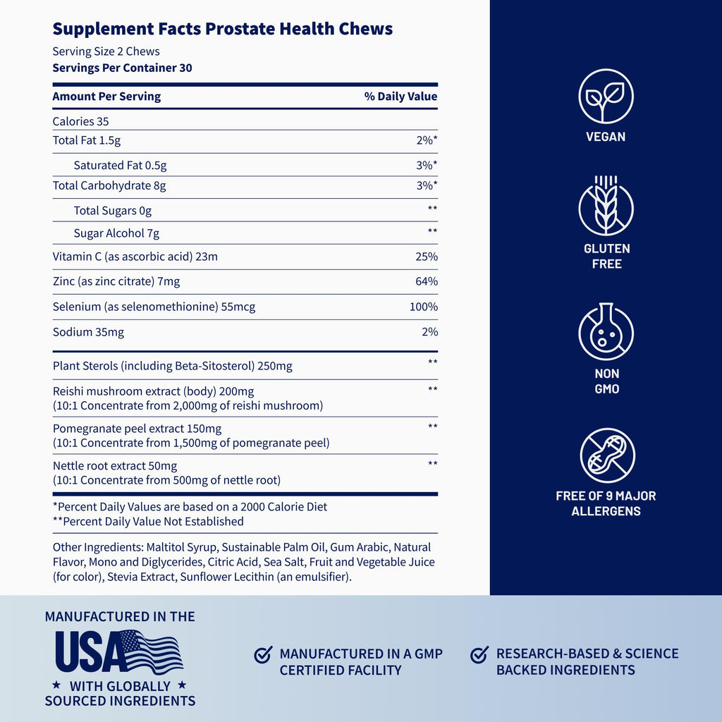 Beet Root Gummies + Prostate Health Soft Chew Q9175