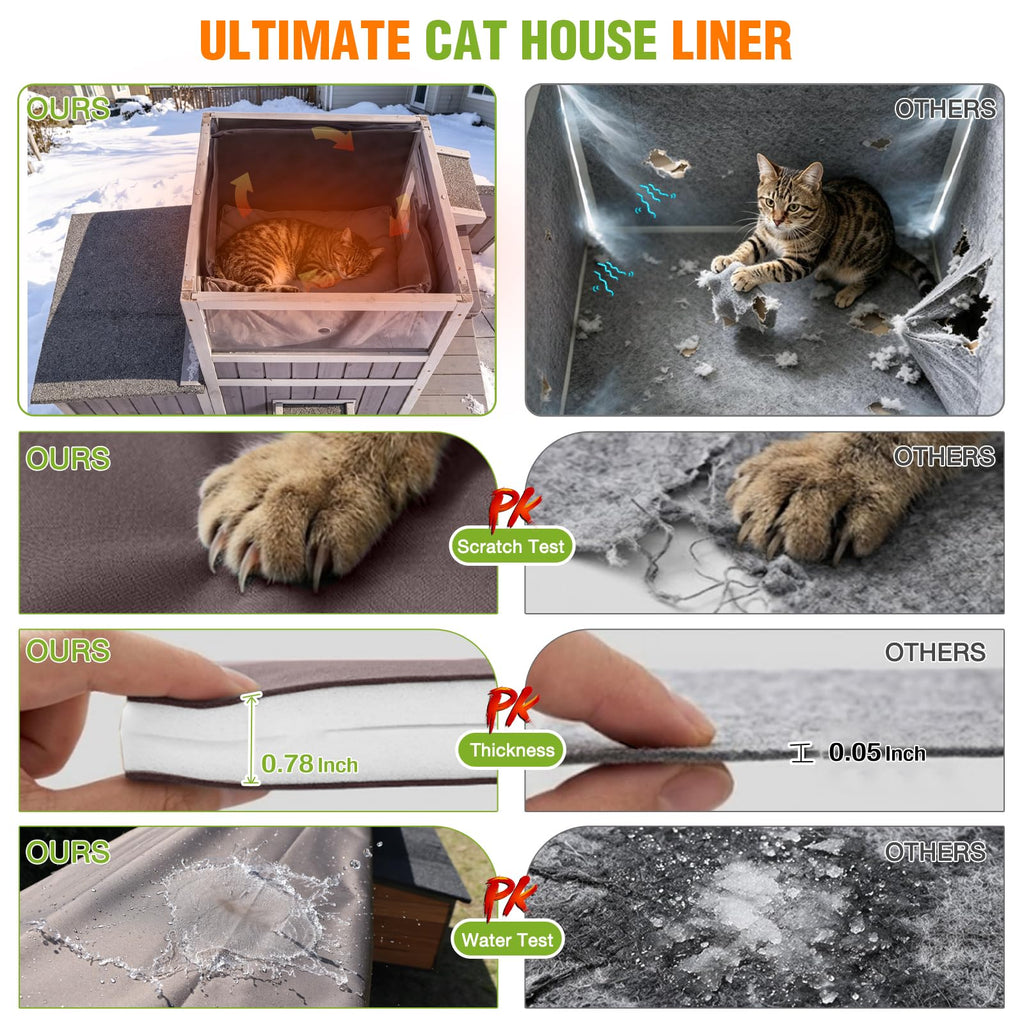 Extra Large Heated Insulated Cat House F305