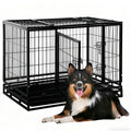 48 inch XXL Heavy Duty Dog Kennel with Wheels I34191