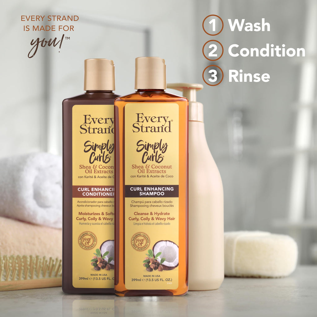 Sulfate Free Curl Enhancing Shampoo and Conditioner Set 13.5 oz P841