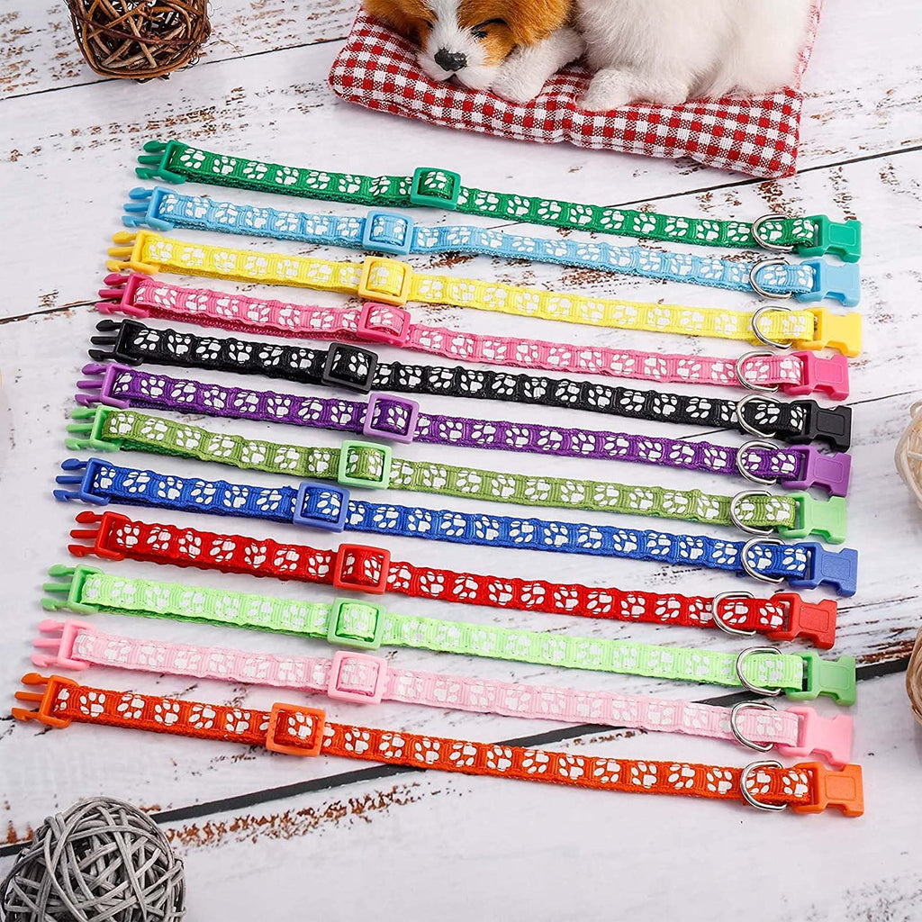 12 Pack Adjustable Puppy Collars F848