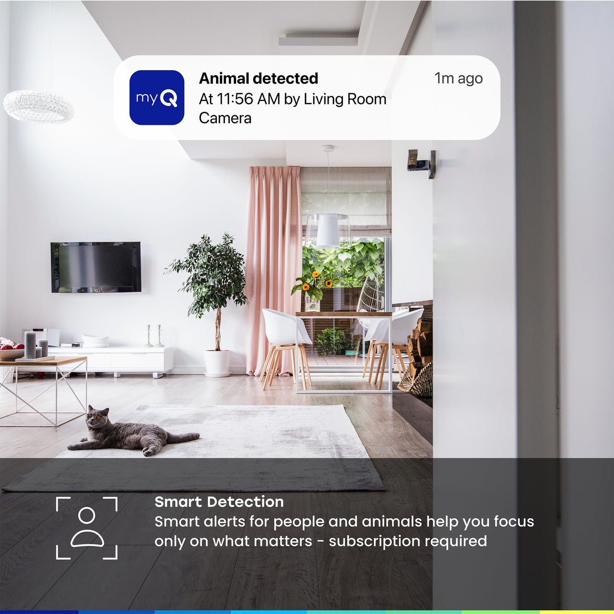 2K Smart Wi-Fi Indoor Security Camera with Night Vision I989