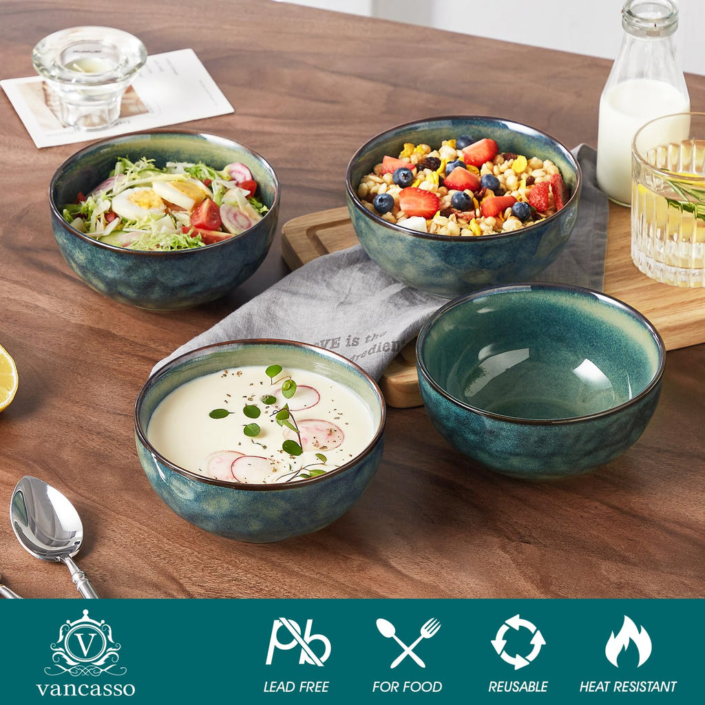 Ceramic Green Bowls Set of 4 Q30991