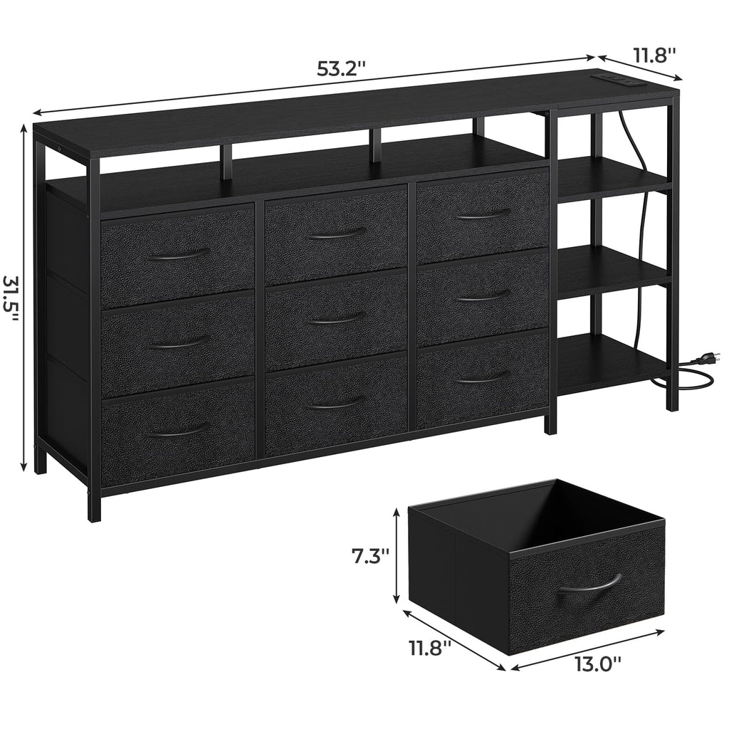 Black TV Stand Y659574