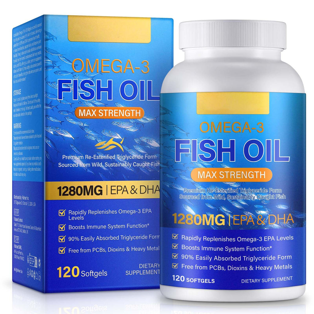 Fish Oil Omega 3 Softgels 120 Softgels U691657