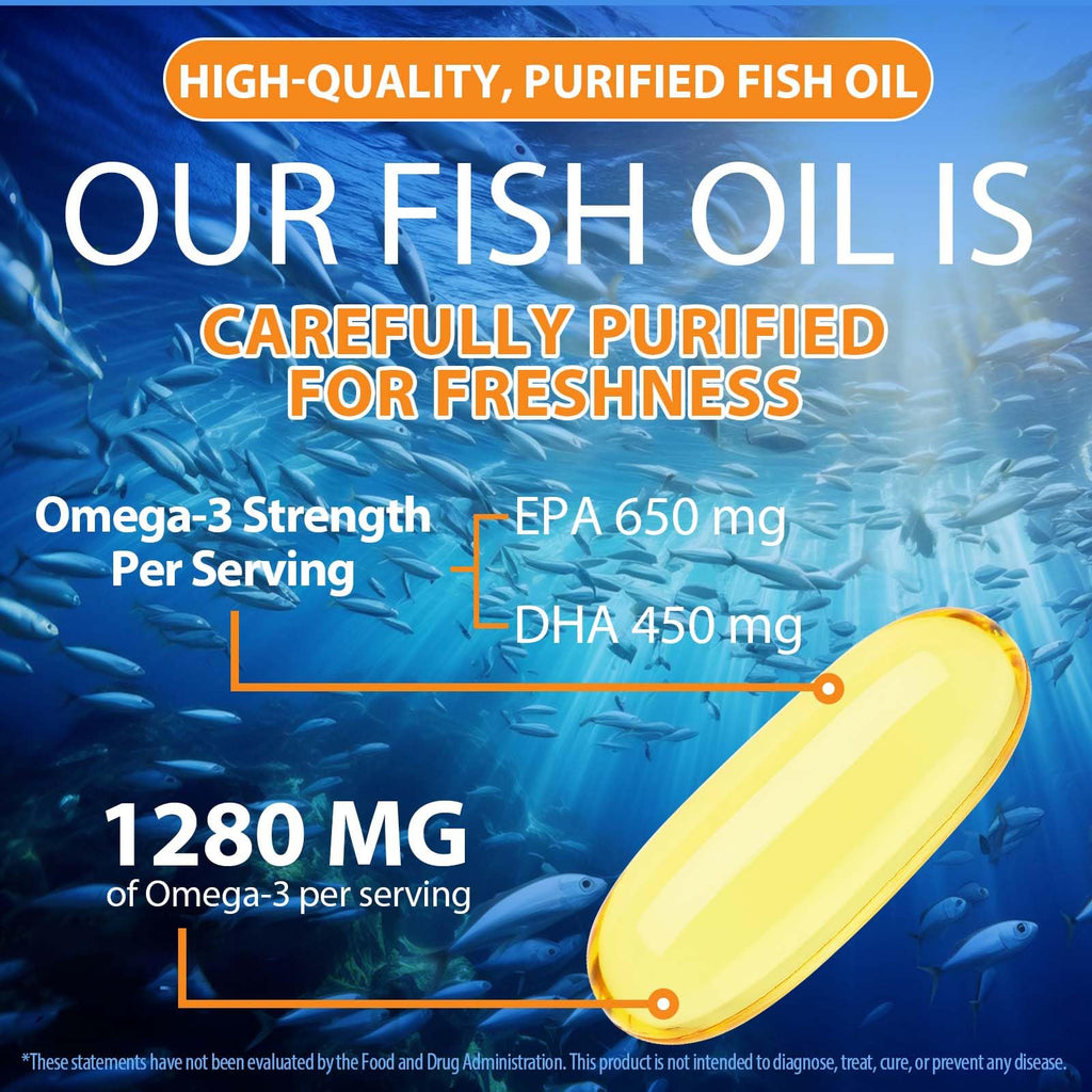 Fish Oil Omega 3 Softgels 120 Softgels U691657