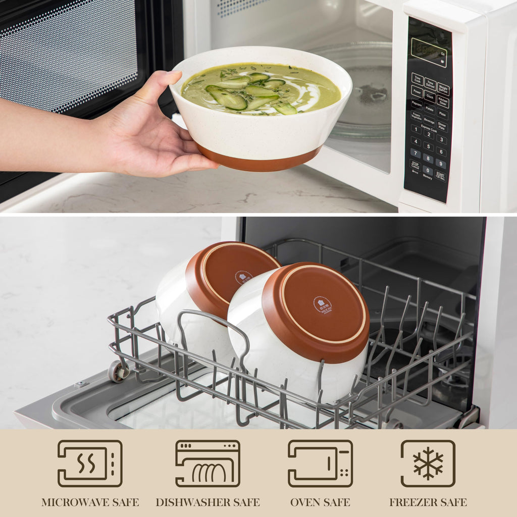 Ceramic Soup Bowls Set of 4 N162