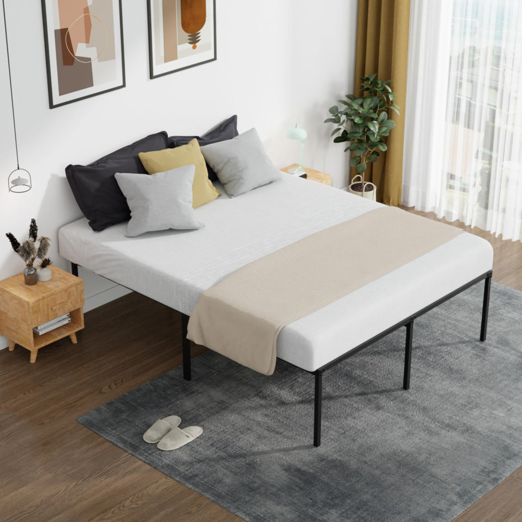 18 Inch Metal Full Bed Frame with Storage V917691