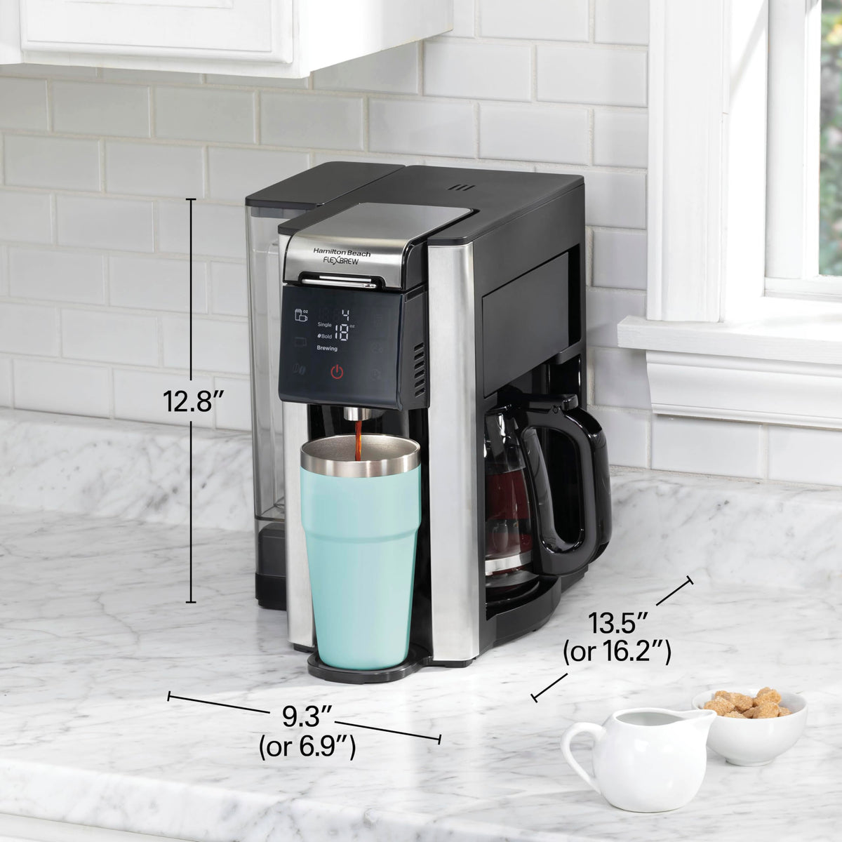 5-in-1 Drip & Single Serve Coffee Maker S1982