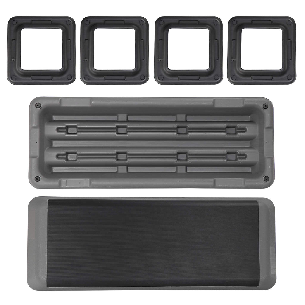 43 Inch Adjustable Aerobic Step Platform with 4 Risers J77149