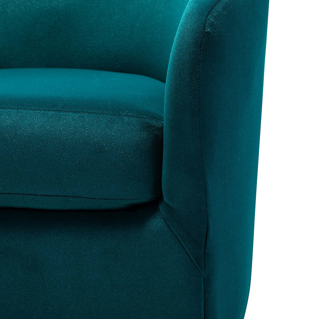 Set of 2 Velvet Swivel Barrel Chair V13091